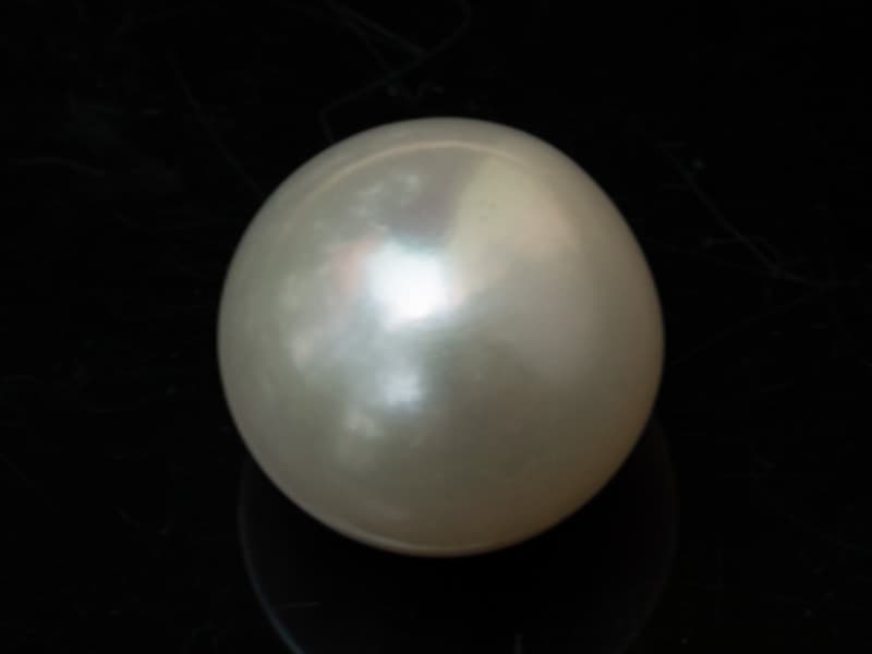 Cultured Pearl Stone (Moti Ratna) 10.91 Carat (11.99 Ratti) Round Shape - View #1
