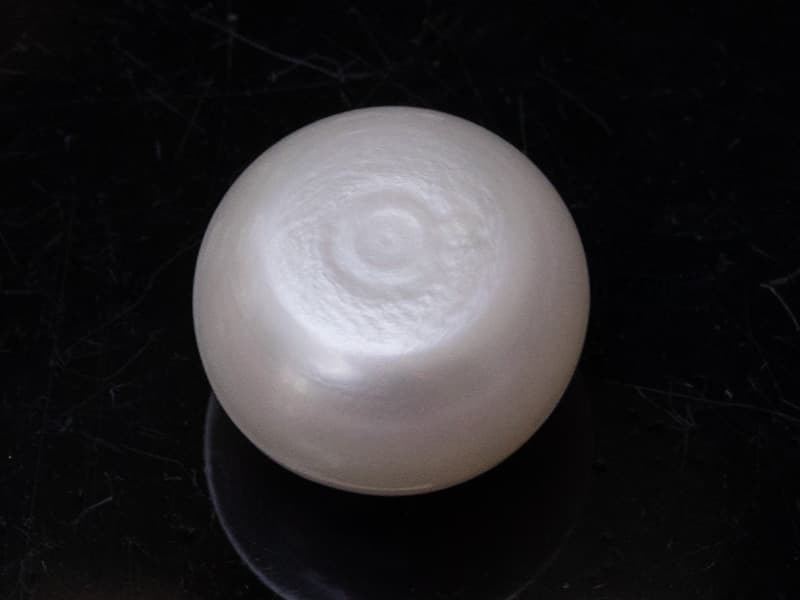 Cultured Pearl Stone (Moti Ratna) 11.80 Carat (12.97 Ratti) Round Shape - View #2