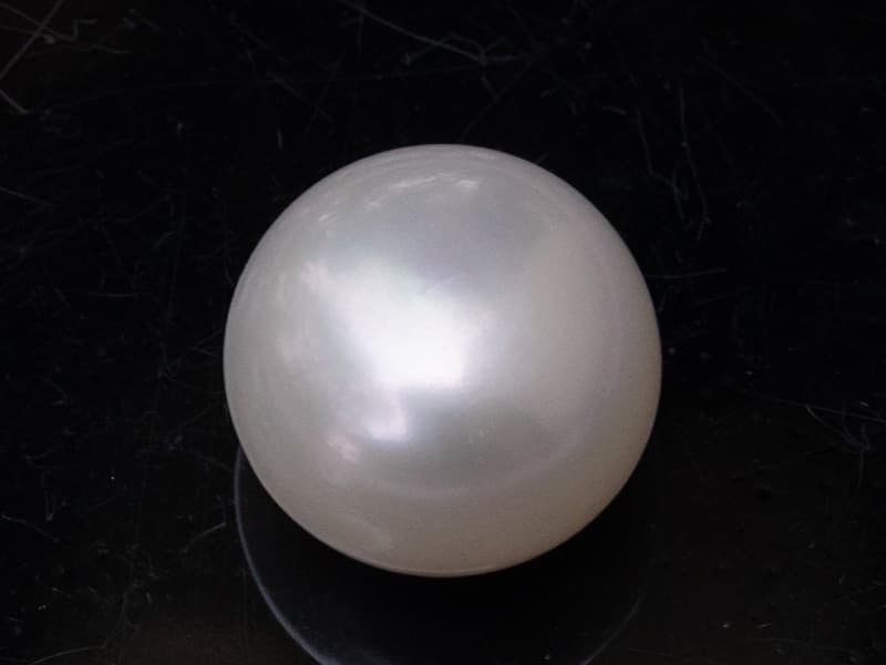 Cultured Pearl Stone (Moti Ratna) 11.80 Carat (12.97 Ratti) Round Shape - View #1