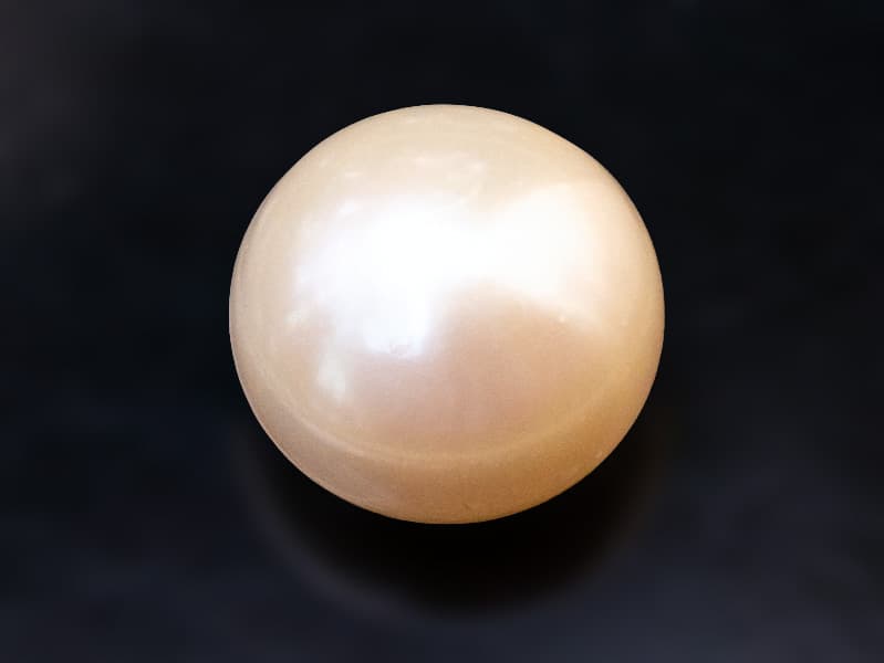 Cultured Pearl Stone (Moti Ratna) 4.60 Carat (5.05 Ratti) Round Shape