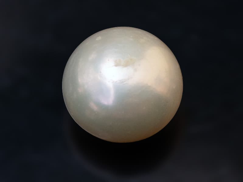 Cultured Pearl Stone (Moti Ratna) 4.86 Carat (5.34 Ratti) Round Shape