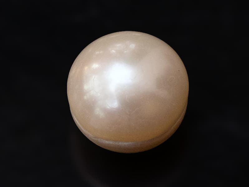 Cultured Pearl Stone (Moti Ratna) 5.24 Carat (5.76 Ratti) Round Shape
