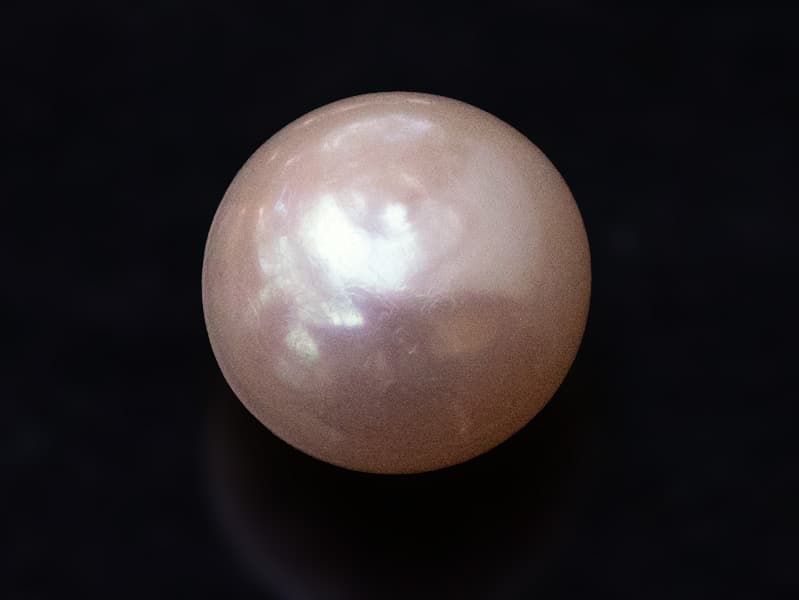 Cultured Pearl Stone (Moti Ratna) 5.28 Carat (5.80 Ratti) Round Shape
