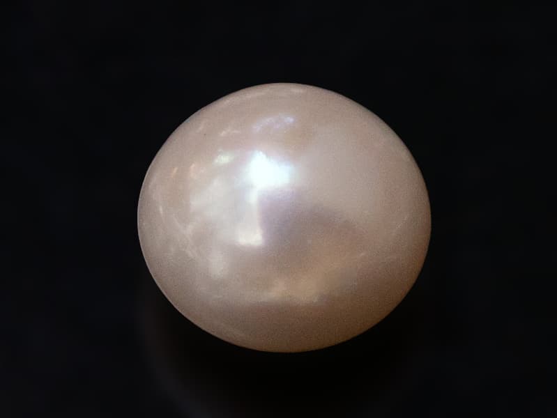Cultured Pearl Stone (Moti Ratna) 5.52 Carat (6.07 Ratti) Round Shape - View #1