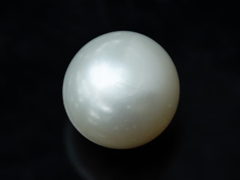 Cultured Pearl Stone (Moti Ratna) 6.20 Carat (6.81 Ratti) Round Shape - View #1
