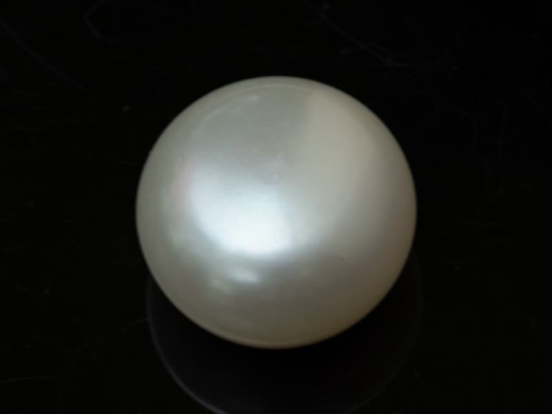 Cultured Pearl Stone (Moti Ratna) 8.71 Carat (9.57 Ratti) Round Shape - View #1