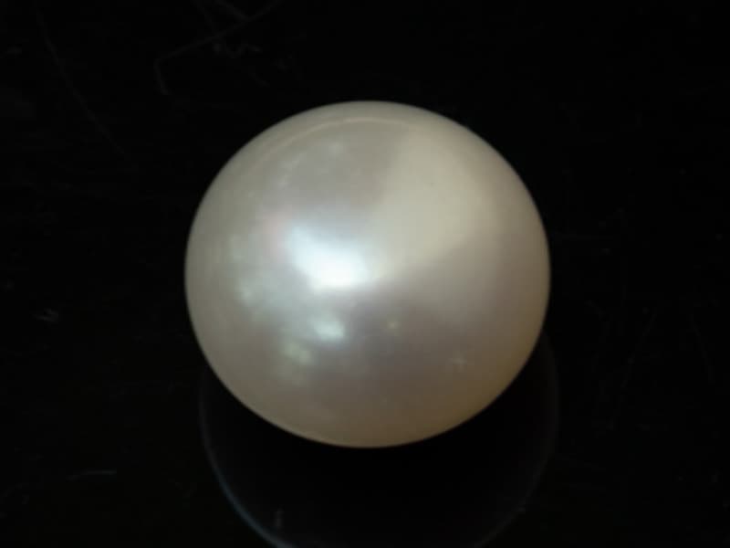 Cultured Pearl Stone (Moti Ratna) 8.83 Carat (9.70 Ratti) Round Shape