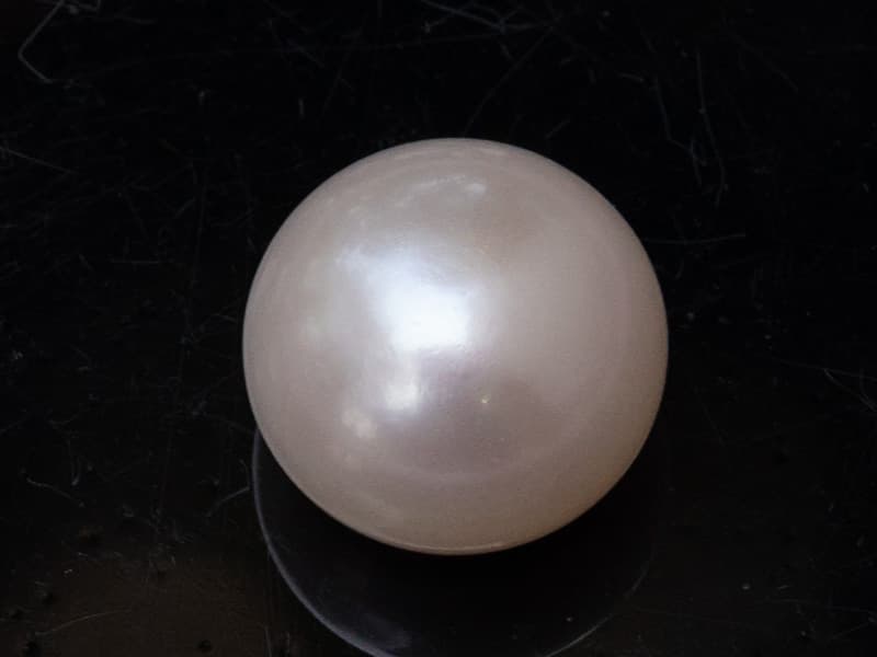Cultured Pearl Stone (Moti Ratna) 8.90 Carat (9.78 Ratti) Round Shape - View #1