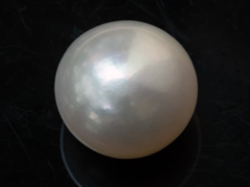 Cultured Pearl Stone (Moti Ratna) 8.90 Carat (9.78 Ratti) Round Shape - View #1