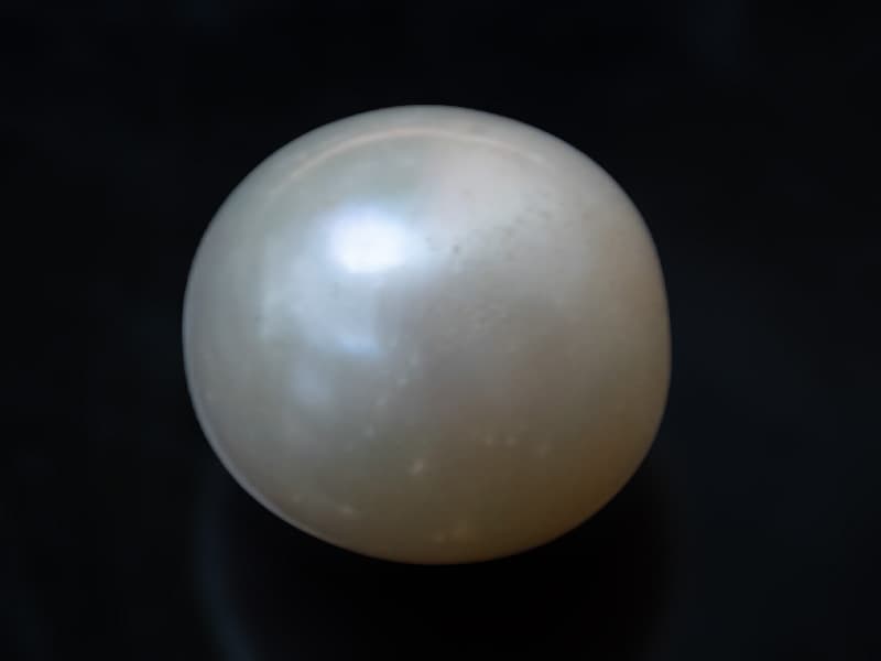 Cultured Pearl Stone (Moti Ratna) 9.08 Carat (9.98 Ratti) Round Shape