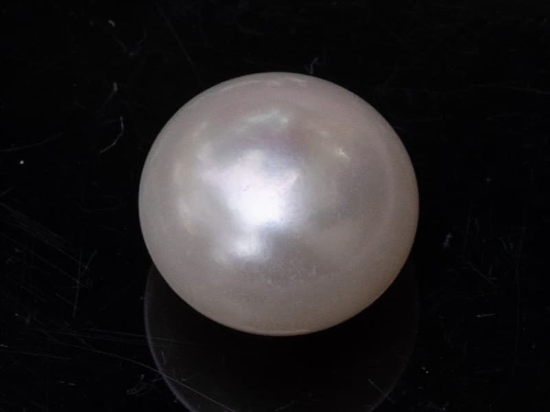 Cultured Pearl Stone (Moti Ratna) 9.97 Carat (10.96 Ratti) Round Shape - View #1