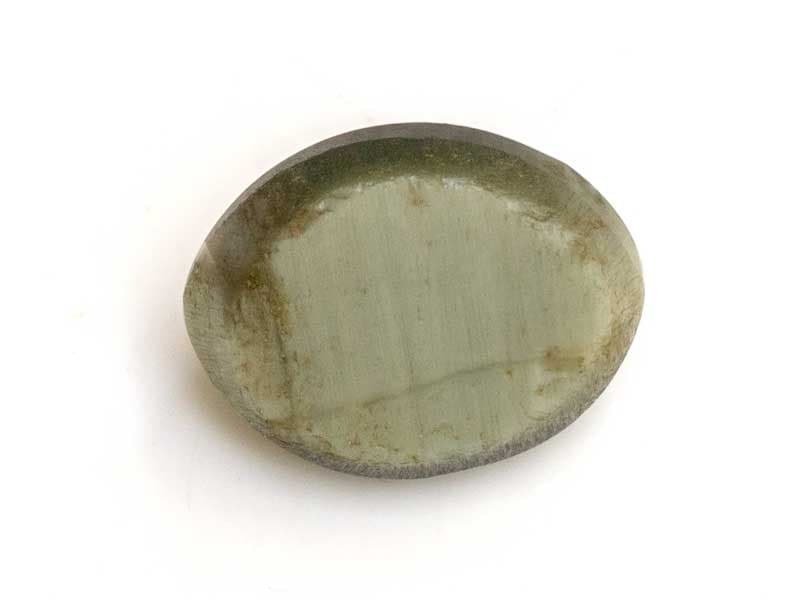 Quartz Cat's Eye (Lahsuniya) 7.81 Carat (8.58 Ratti) Cabochon - View #3