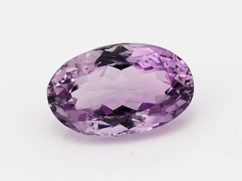Certified Natural Amethyst Stone (Jamunia) 6.07 Carat (6.67 Ratti) Oval Shape - View #1