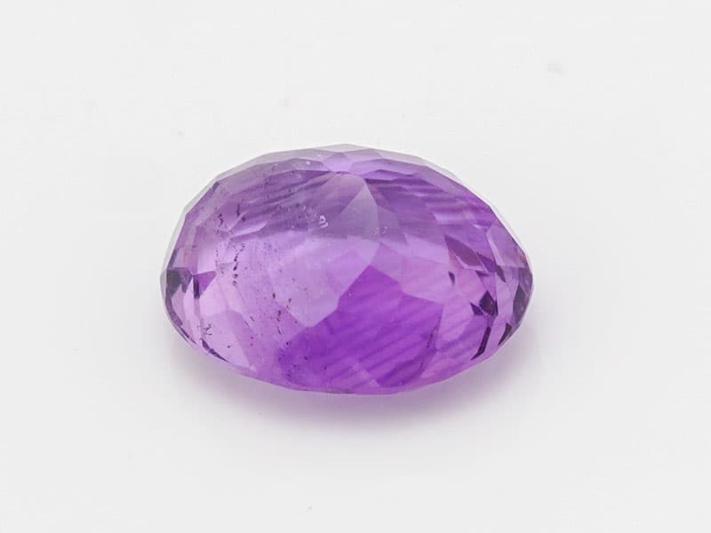 Certified Natural Amethyst Stone (Jamunia) 6.17 Carat (6.78 Ratti) Oval Shape - View #4