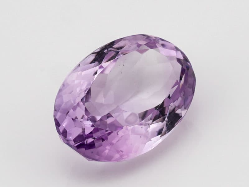 Certified Natural Amethyst Stone (Jamunia) 8.8 Carat (9.67 Ratti) Oval Shape - View #2