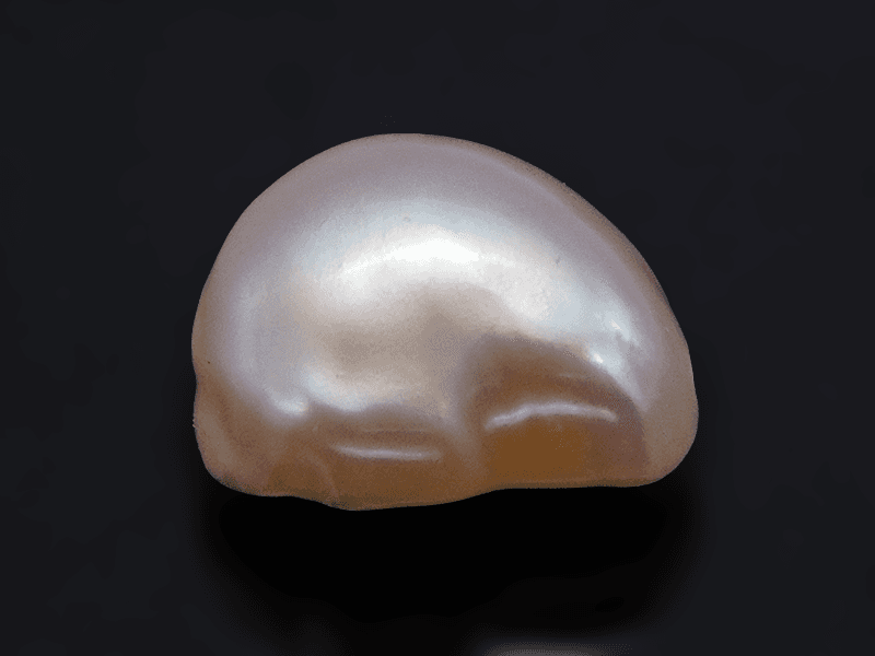 Keshi Pearl Stone 4.46 Carat (4.90 Ratti) Moti Ratna Baroque Shape