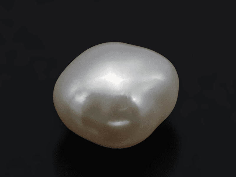 Keshi Pearl Stone 4.49 Carat (4.93 Ratti) Moti Ratna Baroque Shape - View #2