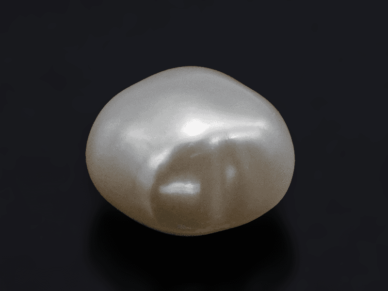Keshi Pearl Stone 4.49 Carat (4.93 Ratti) Moti Ratna Baroque Shape