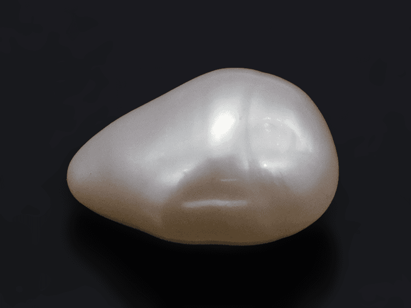 Keshi Pearl Stone 4.94 Carat (5.43 Ratti) Moti Ratna Baroque Shape