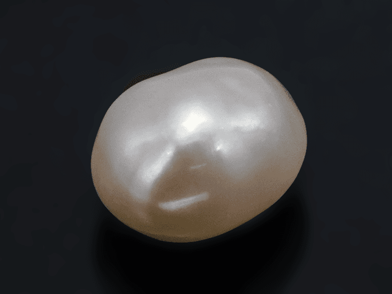 Keshi Pearl Stone 5.37 Carat (5.90 Ratti) Moti Ratna Baroque Shape