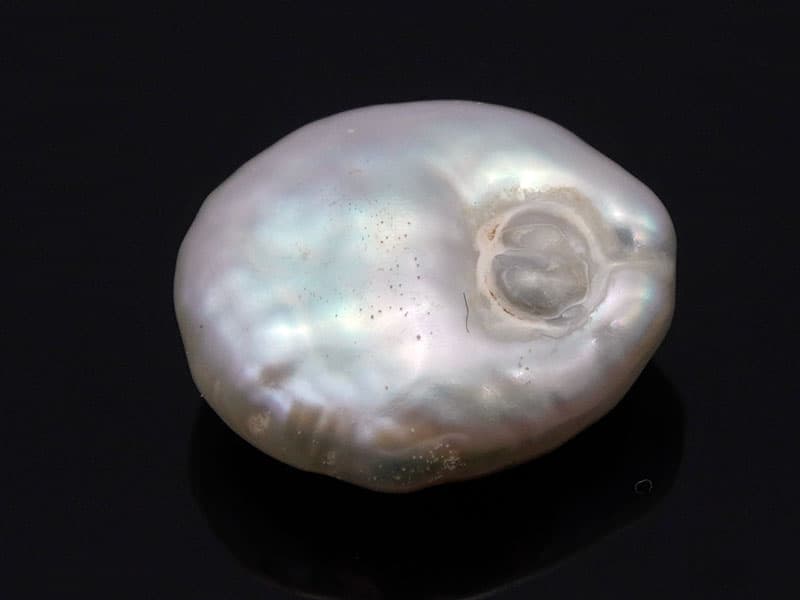 Keshi Pearl Stone 6.00 Carat (6.59 Ratti) Moti Ratna Baroque Shape - View #3