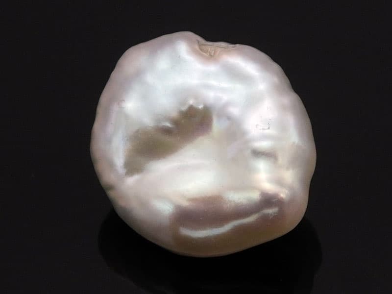 Keshi Pearl Stone 6.33 Carat (6.96 Ratti) Moti Ratna Baroque Shape