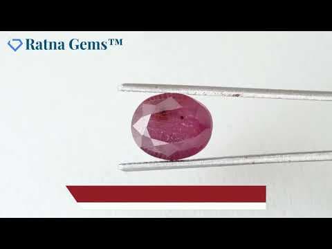 Video preview: Bangkok Ruby Stone (Manik) 8.4 Carat (9.23 Ratti)