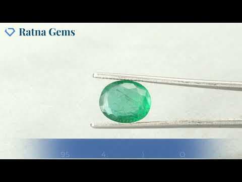Video preview: Zambian Emerald (Panna) 3.95 Carat (4.34 Ratti)