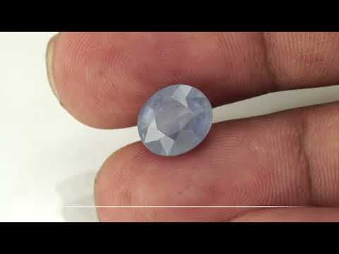 Video preview: Ceylon Blue Sapphire (Neelam) 5.90 Carat (6.48 Ratti)