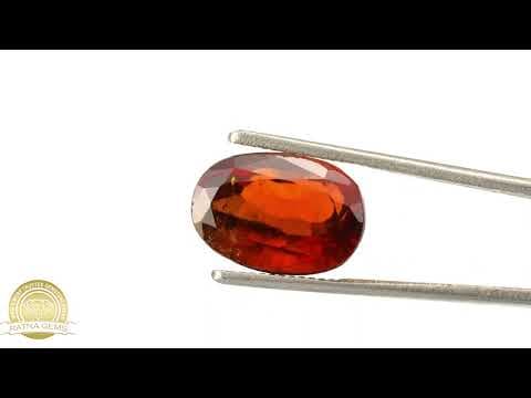 Video preview: Gomed Stone 10.38 Ratti (9.45 Carat) – Hessonite Stone