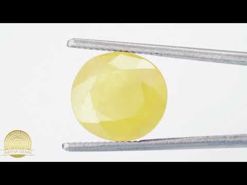 Official video preview: Natural Nigerian Yellow Sapphire – 7.69 Ratti (7.00 Carat) Pukhraj Stone
