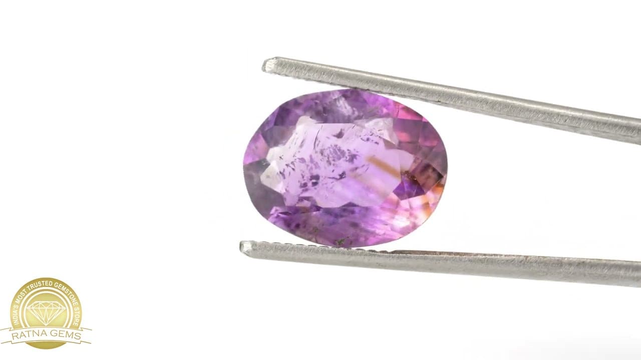 Official video preview: Amethyst Stone 5.27 Carat (5.79 Ratti) Jamunia Ratna