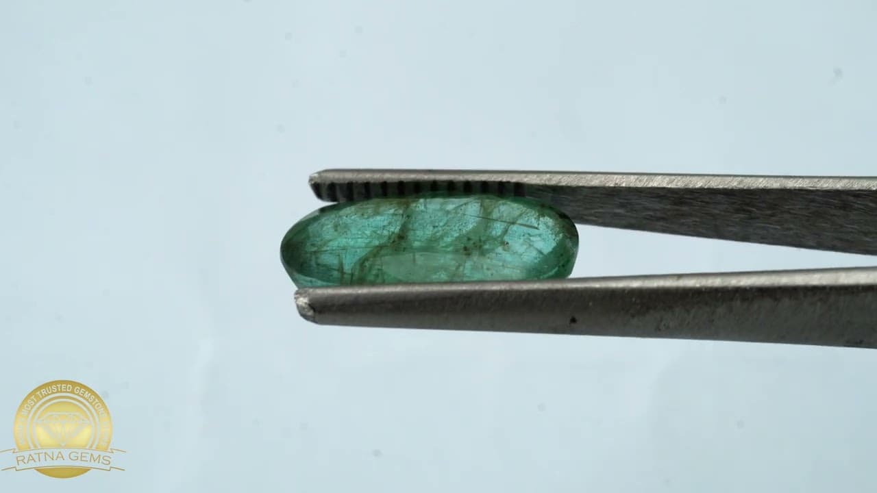 Official video preview: Zambian Emerald 4.05 Carat (4.45 Ratti) – Panna Stone