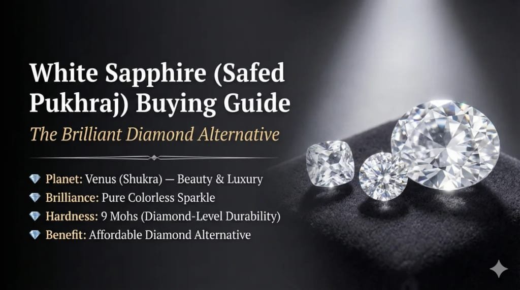 White Sapphire (Safed Pukhraj) Buying Guide: 7 Expert Tips for the Perfect Gemstone