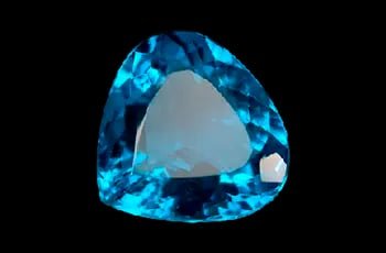 Sky-blue Aquamarine gemstone for clarity and communication.