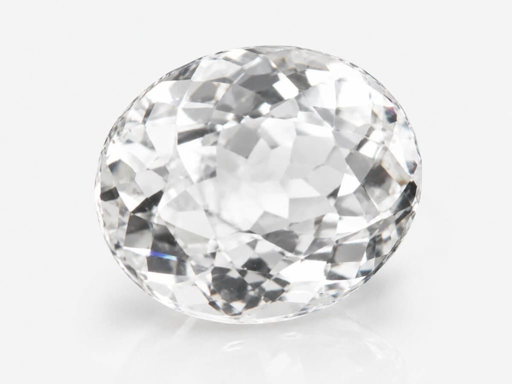 Clear Quartz Crystal (Sphatik) stone for purity and energy amplification.