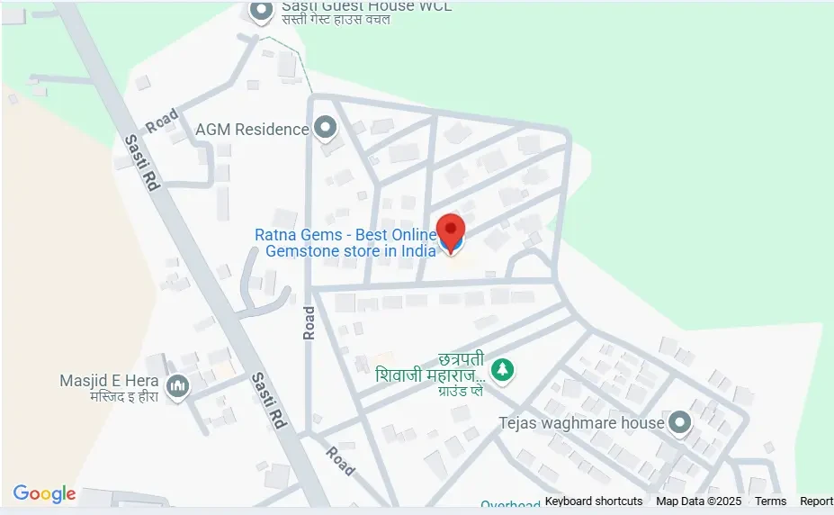 Map showing the location of Ratna Gems™ store in Rajura