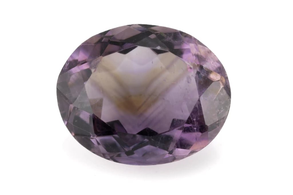 Amethyst Stone 7.26 Carat (7.98 Ratti) Jamunia Ratna - View #1