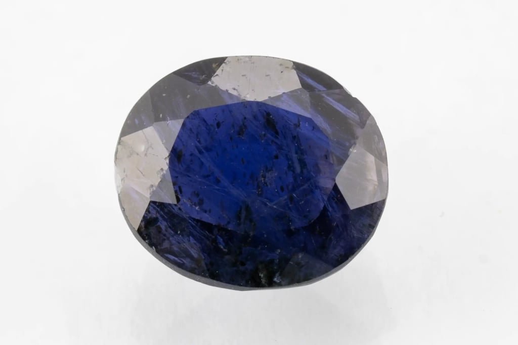 Iolite Stone 10.62 Carat (11.67 Ratti) (Kaka Neeli Stone) - View #1