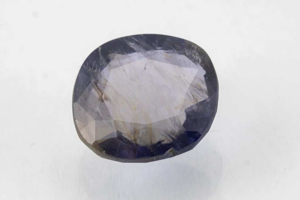 Iolite Stone 11.64 Carat (12.79 Ratti) (Kaka Neeli Stone) - View #1