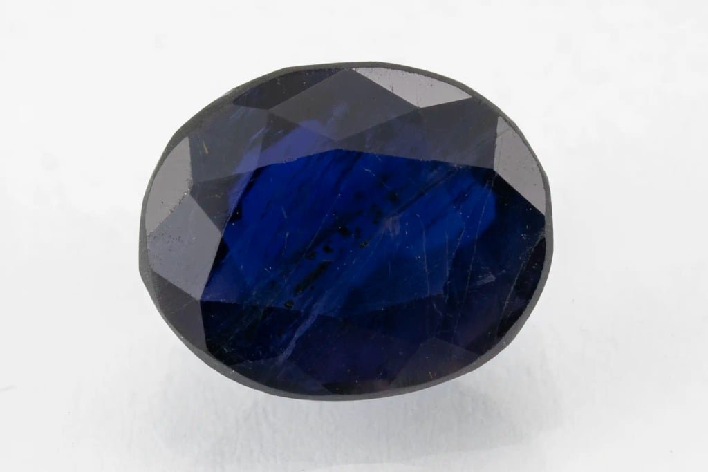 Iolite Stone 12.18 Carat (13.38 Ratti) (Kaka Neeli Stone) - View #1