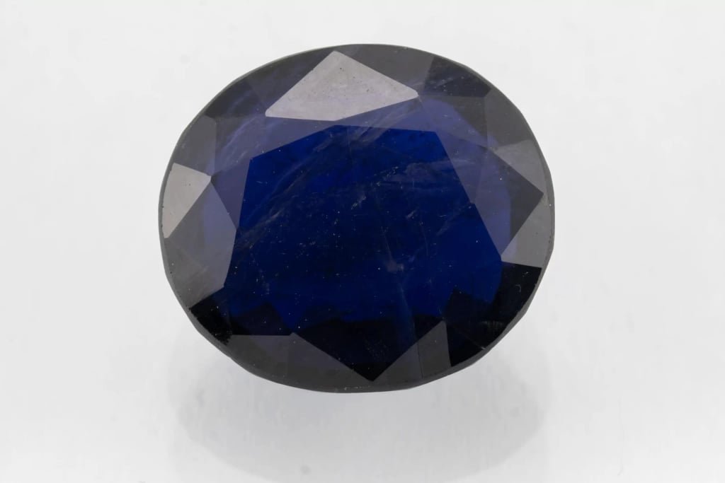 Iolite Stone 5.075 Carat (5.58 Ratti) (Kaka Neeli Stone) - View #1