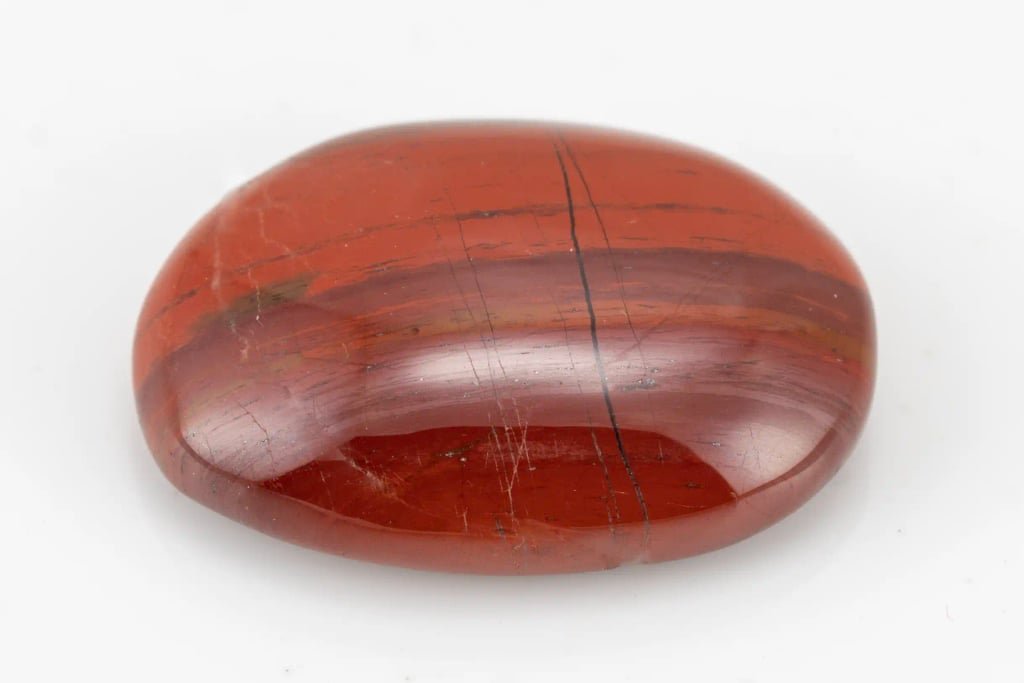 Natural Red Jasper Stone 6.06 Carat (6.66 Ratti) Round Cabochon - View #1