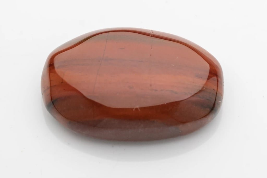 Natural Red Jasper Stone 9.12 Carat (10.02 Ratti) Oval Cabochon
