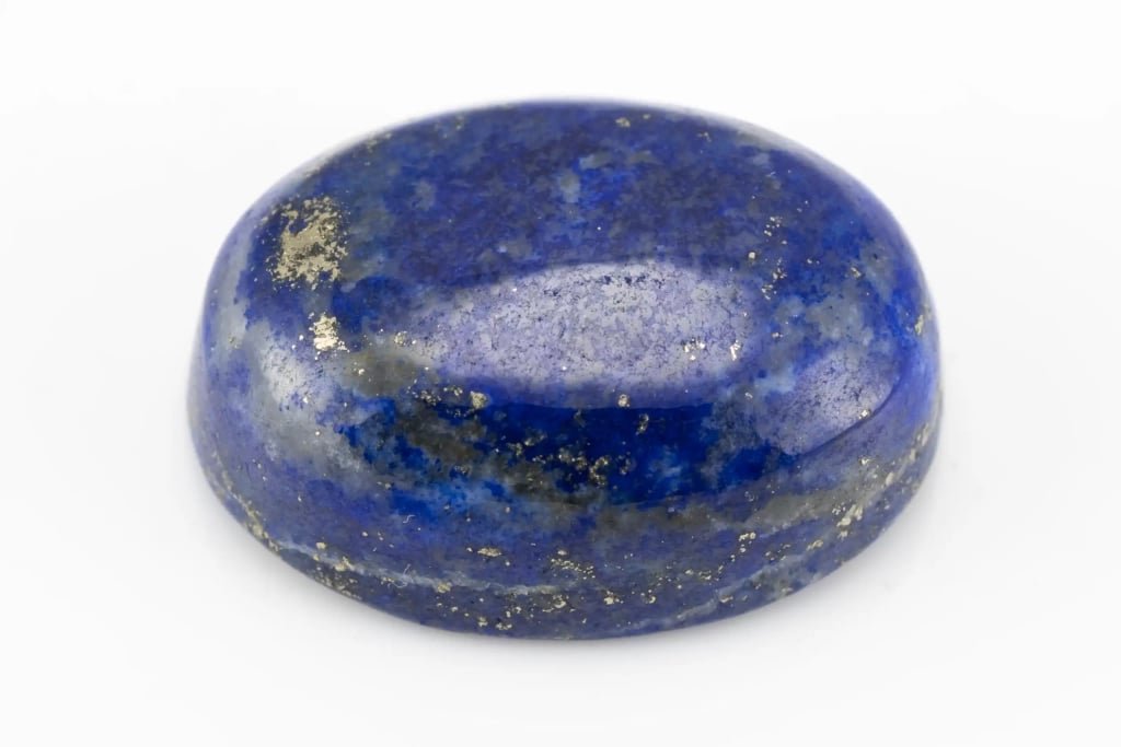 Natural Lapis Lazuli Stone (Lajward) 11.44 Carat (12.57 Ratti) Oval Cabochon - View #1