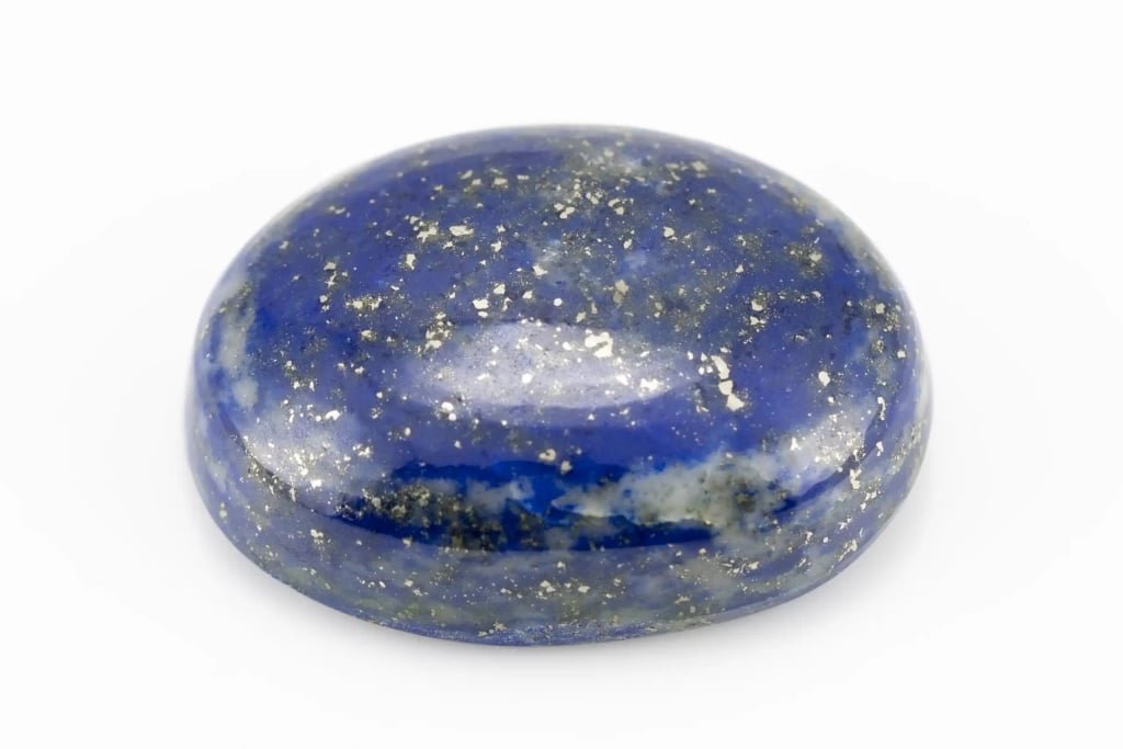 Natural Lapis Lazuli Stone (Lajward) 6.42 Carat (7.05 Ratti) Oval Cabochon - View #1