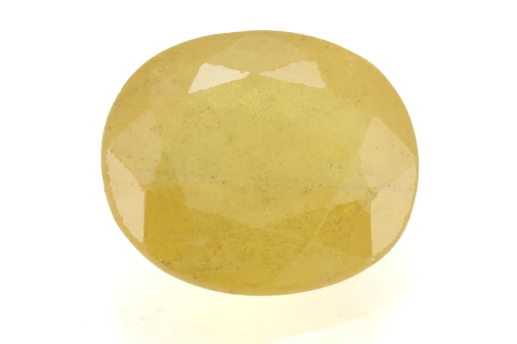 Original Pukhraj Stone 4.61 Ratti (4.20 Carat) Yellow Sapphire - Nigerian - View #1