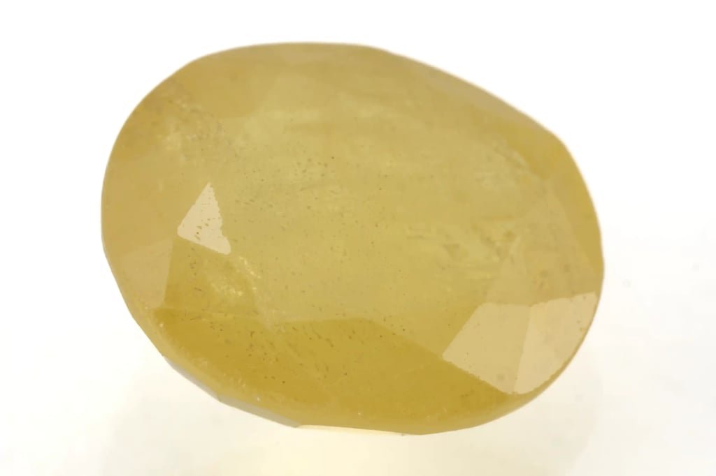 Natural Nigerian Yellow Sapphire – 4.61 Ratti (4.20 Carat) Pukhraj Stone - View #1