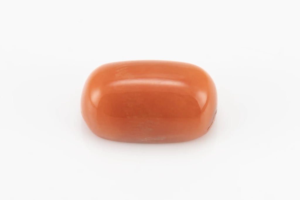 Moonga Stone 6.81 Ratti (6.20 Carat) - Italian Red Coral - View #1