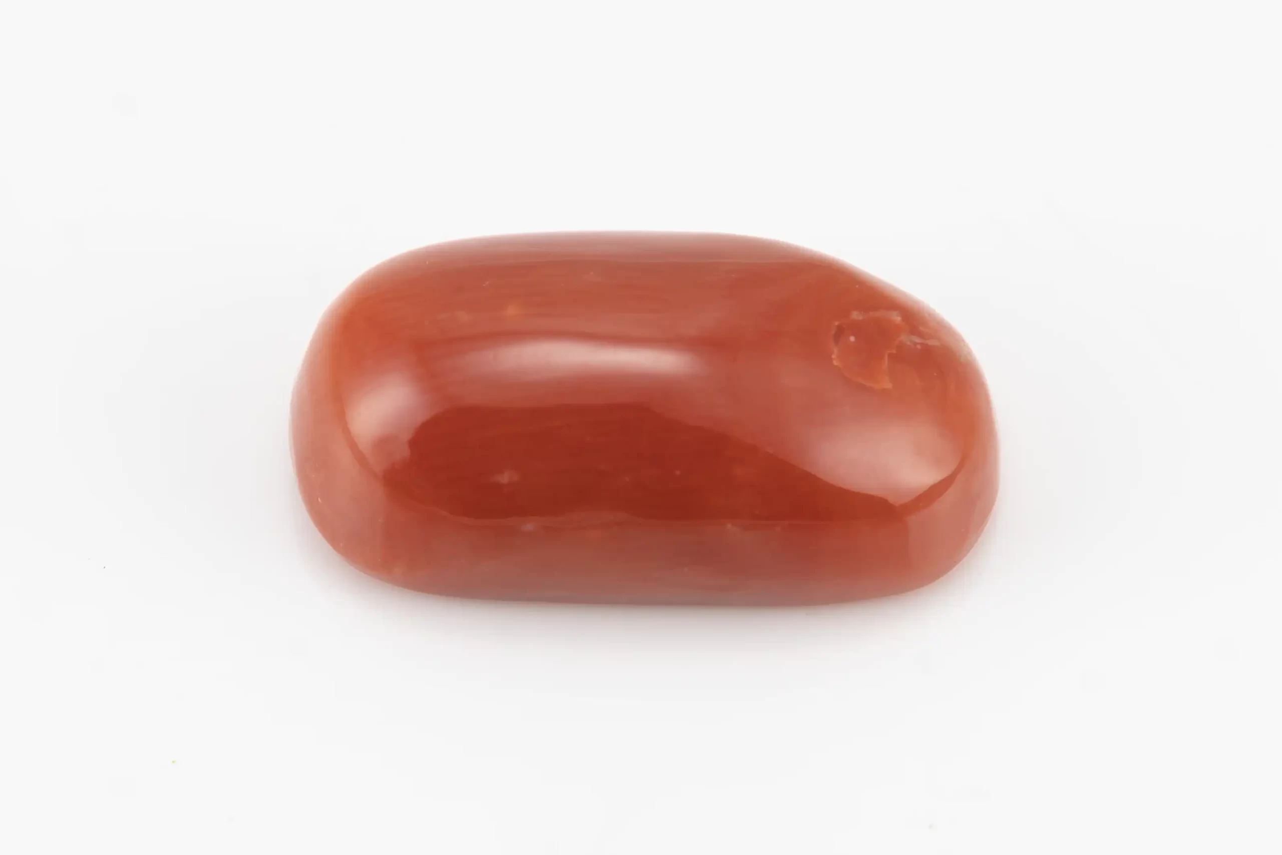 Moonga Stone 6.99 Ratti (6.36 Carat) - Italian Red Coral